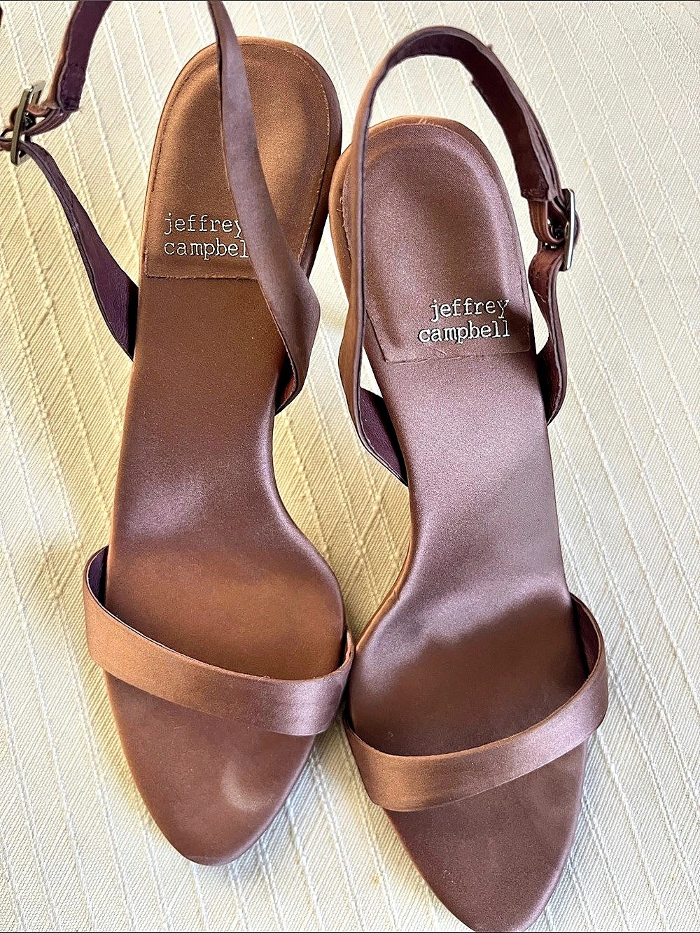 Jeffrey Campbell Safia Sandal Brown Strappy Sandals